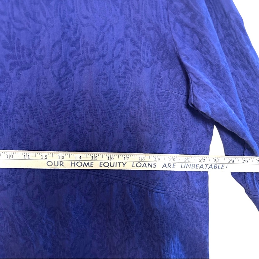 Soft Surroundings XL Rosabella jaquard Gauze Tunic Top  
Asymmetrical hemline - Picture 4 of 15